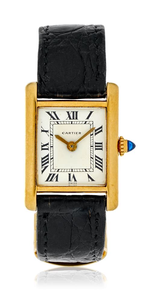 vintage cartier tank watch|vintage cartier tank watch women's.